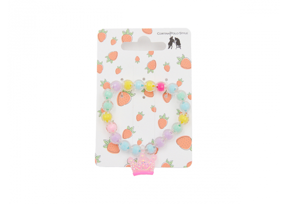 BRACCIALE MULTICOLOR CF. 6 CARD CORTINA POLO STYLE